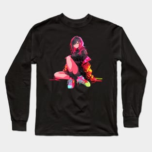 anime girl - anime style Long Sleeve T-Shirt